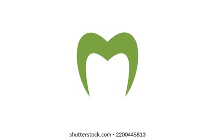 Letter M Dental logo template. Concept of the Dentist Logo
