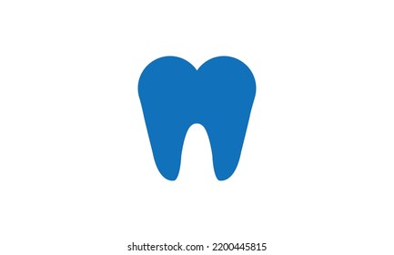 Letter M Dental logo template. Concept of the Dentist Logo