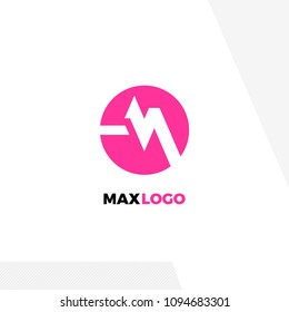 Letter M design logo
