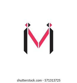 Letter M design logo vector