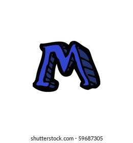 dibujo de letra M