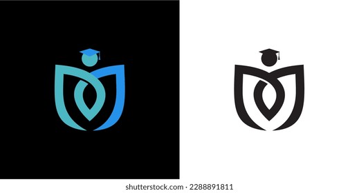 Letter M Educational Institutions Logo