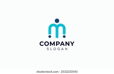 Carta M Finance Logo Design (Projeto do logotipo de finanças da letra M).