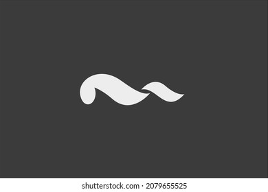 Letter M flexible logo design