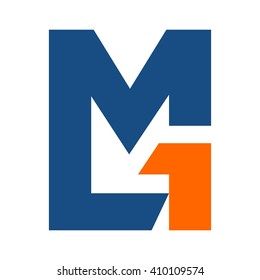 letter M, g, and L logo vector.