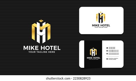 letter M and H logo concept for any field