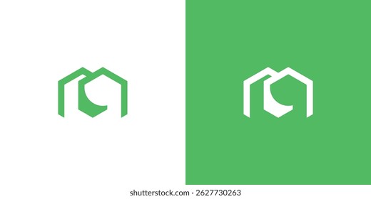Letter M Home Logo Design