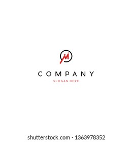 Letter M Human People Creative Business Logo