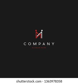 Letter M Human People Creative Business Logo