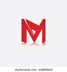 letter M icon logo