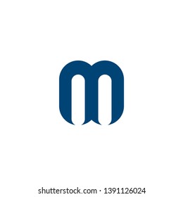 letter M icon logo design template