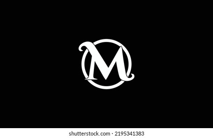 Letter M icon logo design template.creative initial M symbol.