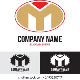 The letter M icon of the logo icon - Vector