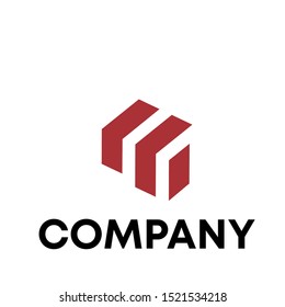 letter M initial logo design vector