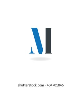 Letter A M I Initial Logo Icon Design Template Elements