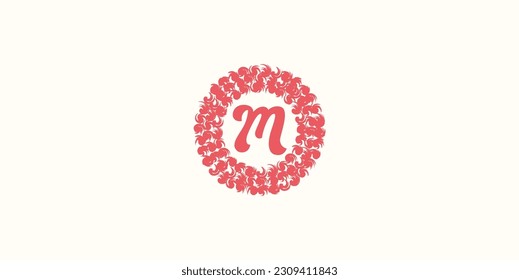 
Letter M initials logo concept inside abstract circle resembling flower petals.
can be used as a product icon, various business and artistic activities,

very simple, modern and straight to the point