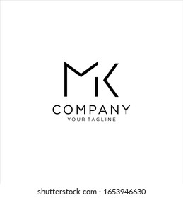 Luxury Logo Design Monogram Jk Letter Stock Vector (Royalty Free ...