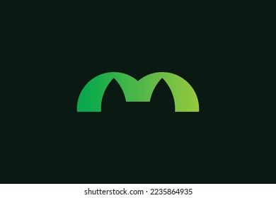 Plantilla de diseño de logotipo de letra M