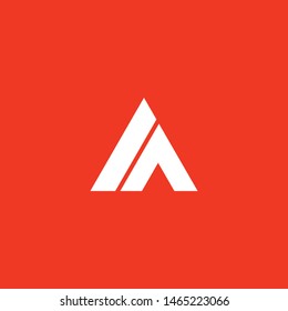 Letter M A line logo design. Creative minimal monochrome monogram symbol. Universal elegant vector sign design. Premium business logotype. Graphic alphabet symbol for corporate business identity
