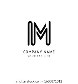 Diseño del logotipo de la línea M. 