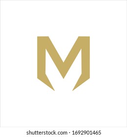 Diseño del logotipo de la línea M. Símbolo monograma monocromo creativo lineal mínimo. Diseño universal elegante de señalización vectorial. Logotipo de negocio Premium. Símbolo gráfico del alfabeto para identidad empresarial