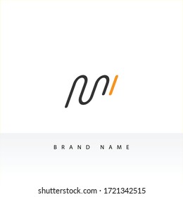 Logo-Design von Letter M. Lineares, kreatives, minimales Monogramm-Symbol. Universelles elegantes Vektordesign. Premium Business-Logo. Grafisches Alphabet-Symbol für Unternehmensidentität