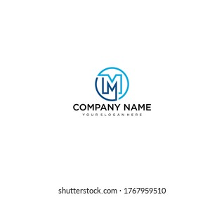 Letter M line logo design. Linear creative minimal monochrome monogram symbol. Universal elegant vector sign design. Premium business logotype. Graphic alphabet symbol for corporate business identity