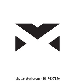 Diseño del logotipo de la línea M de la letra. Símbolo monocromático monocromático lineal creativo mínimo. Diseño universal elegante de señalización vectorial. Logotipo de negocio premium. Símbolo gráfico del alfabeto para la identidad empresarial