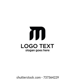 Letter M Logo abstract