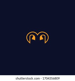 Letter M logo Abstract template design in Vector illustration 