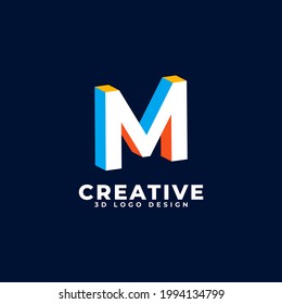 Letter M Logo Alphabet. Usable for Business and Branding Logos.