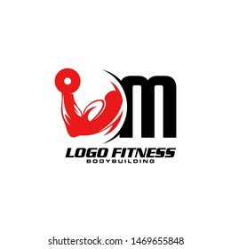 M Fitness Logo Images Stock Photos Vectors Shutterstock