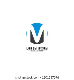 
Letter M Logo. C Letter Design Vector