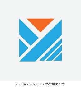 Letra M logotipo. O logotipo pode ser usado para ícone, marca, identidade, monograma, conceito e empresa comercial.
