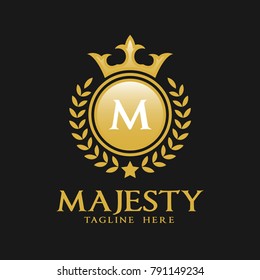 Letter M Logo - Classic Luxurious Style Logo Template