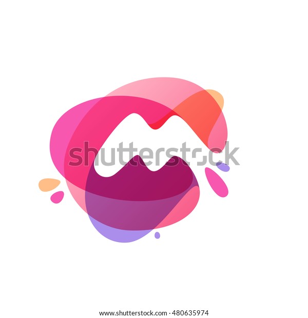 Vector De Stock Libre De Regalías Sobre Logo De La Letra M