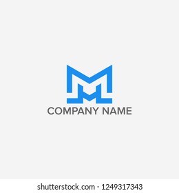 Letter M logo design