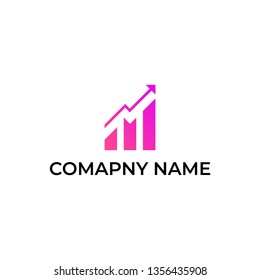 Letter M logo design