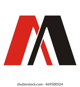 letter m and a logo design