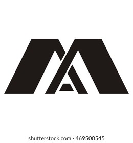 letter m and a logo design