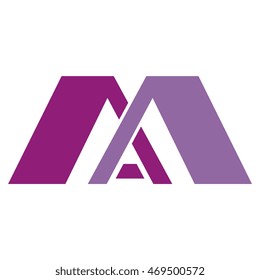 letter m and a logo design