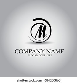 Letter M Logo Design Concept