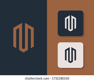 Letter M logo design. creative minimal monochrome monogram symbol. Universal elegant vector emblem. Premium business logotype. Graphic alphabet symbol for corporate identity