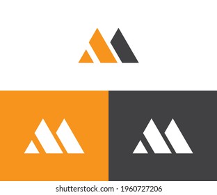 Diseño de logotipo de letra m Diseño de tipógrafo moderno creativo