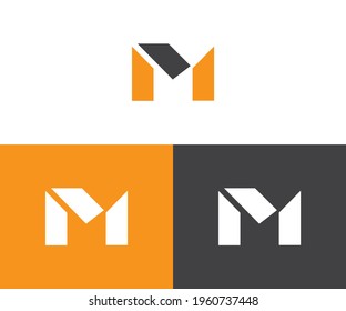 Letter M Logo Design Creative Modern Trendy Typograph