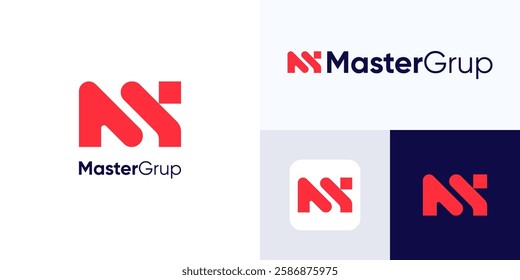 Letter M logo design, creative simple modern icon M for identity sign symbol, Premium vector illustration template element, initial M for Business identity logo.