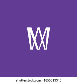 Diseño del logotipo de la letra M. Símbolo de la corona.