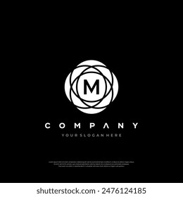 Letra M Logo Design Icono Vector Símbolo Premium Design