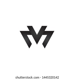 Letter M logo design. Linear creative minimal monochrome monogram symbol. Universal elegant vector sign design. Premium business logotype. Graphic alphabet symbol for corporate business identity