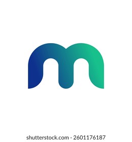 Letter M Logo Design Minimalis 
